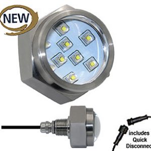 DRAIN PLUG LED 45 watt – Stainless Steel 2500 Lumen Drain Plug LED